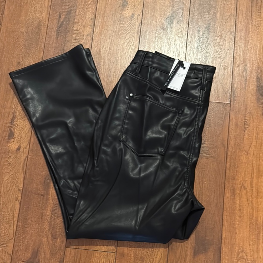 Judy Blue Black Faux Leather Pants
